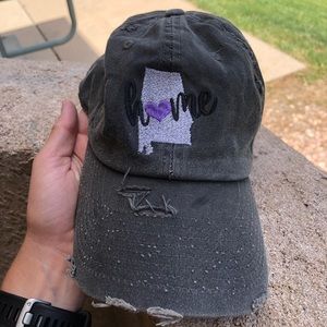 Distressed Alabama “Home” hat